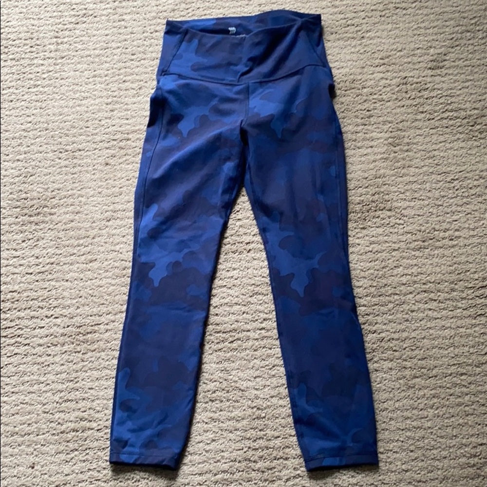 ALL IN MOTION - blue camo leggings